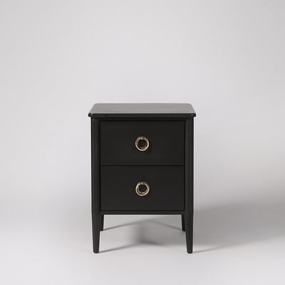 Reyna Mango Wood 2 Drawer Bedside Table SWOON