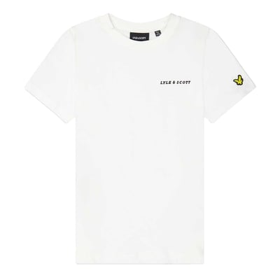 T-shirt manches courtes motif/style texte LYLE AND SCOTT