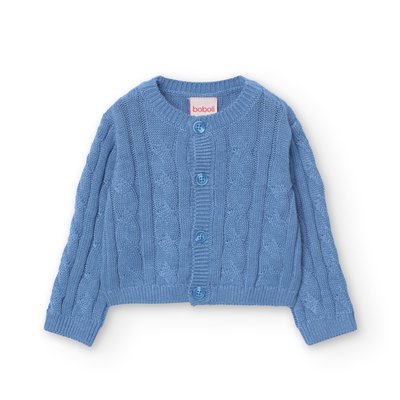 Cardigan tressé à boutons BOBOLI