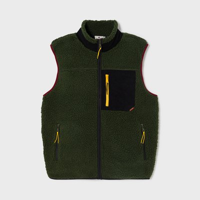 Veste sherpa zippée sans manches BILLYBELT