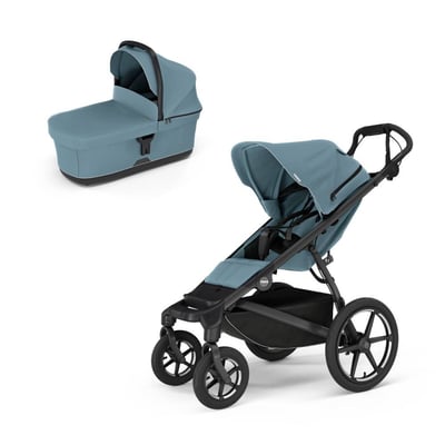 Poussette duo Urban Glide 4 + nacelle Urban Glide THULE