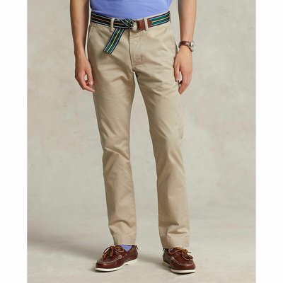 Брюки чинос узкие стрейч с эффектом осветления POLO RALPH LAUREN