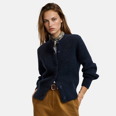 Cardigan alpaga mélangé, Signature AMBROISE LA REDOUTE COLLECTIONS