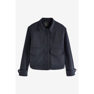 Veste droite en sergé à col tailleur NEXT