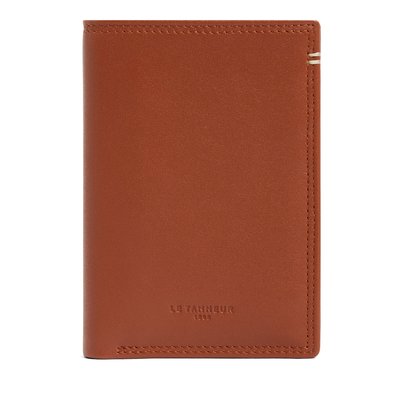 Porte cartes vertical en cuir lisse MARTIN LE TANNEUR