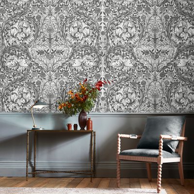 Papier peint panoramique Fleurs de souci en hiver WILLIAM MORRIS AT HOME