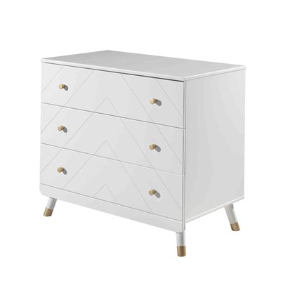 Commode 3 tiroirs en bois TERRE DE NUIT