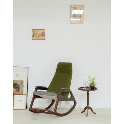 Rocking-chair scandinave Alibert N°32 - Bon état DEBONGOUT