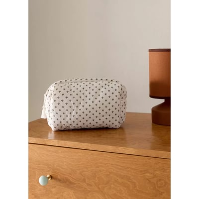 Trousse de toilette imprimée en coton MANGO HOME