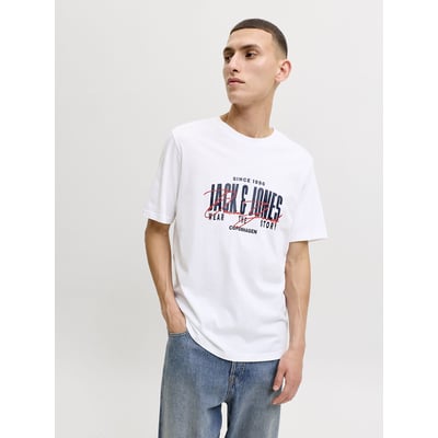 T-shirt manches courtes, col rond, AERO JACK & JONES