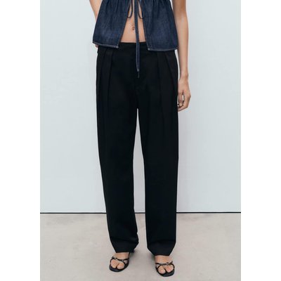 Pantalon coton boutonné MANGO