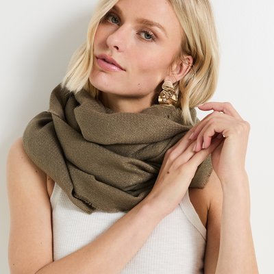 Echarpe kaki femme La Redoute