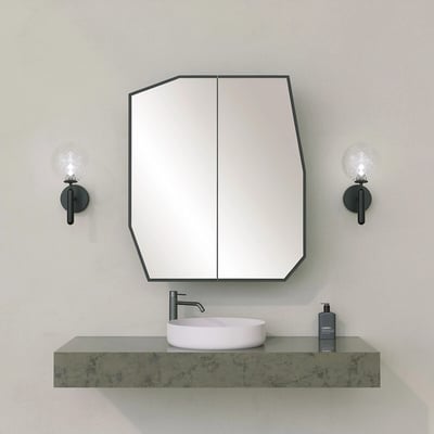 Шкаф для ванной с зеркалом, Quartz / Кварц SO'HOME
