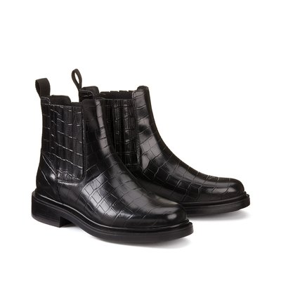 Boots en cuir croco LA REDOUTE COLLECTIONS