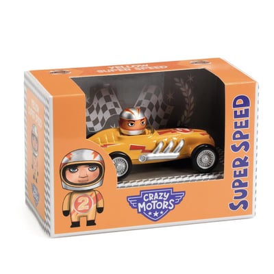 Yellow Super Speed - Crazy Motors - DJECO