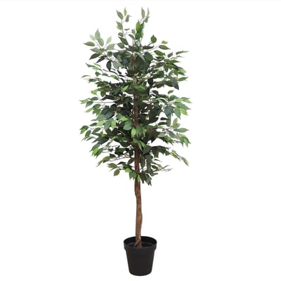 Ficus artificiel vert 180cm LIGNE DECO