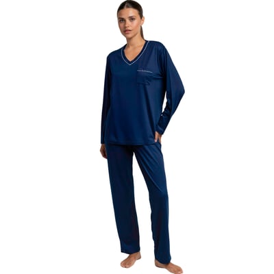 Pyjama pantalon top manches longues Luxury Pearl ADMAS