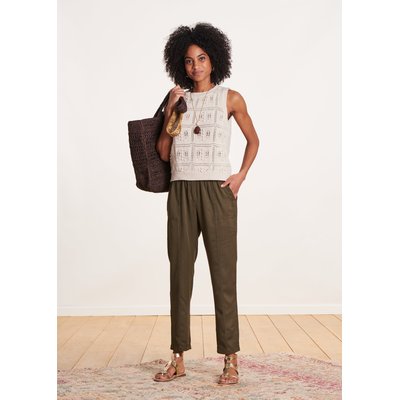 Pantalon fluide en lyocell LA FEE MARABOUTEE