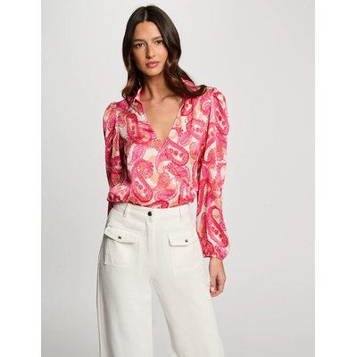 Blusa de mangas compridas multicolor para mulher MORGAN