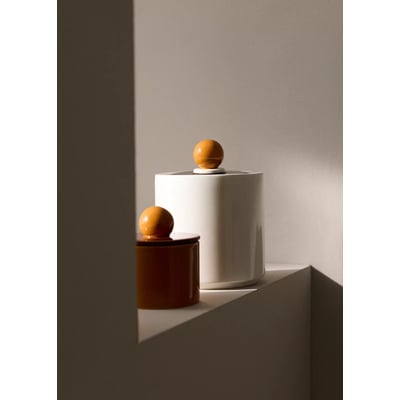 Boîte décorative en céramique bicolore, haute MANGO HOME