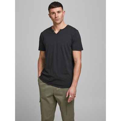T-shirt col tunisien jjesplit JACK & JONES