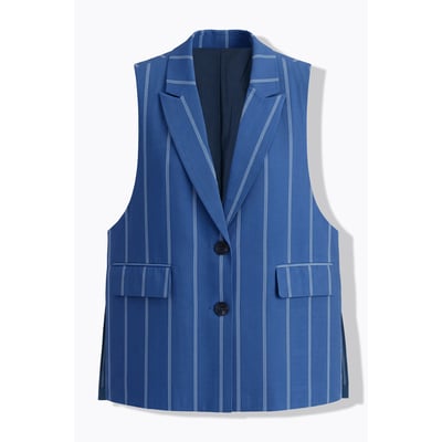 Blazer évasé sans manches, rayures fines STUDIO UNTOLD