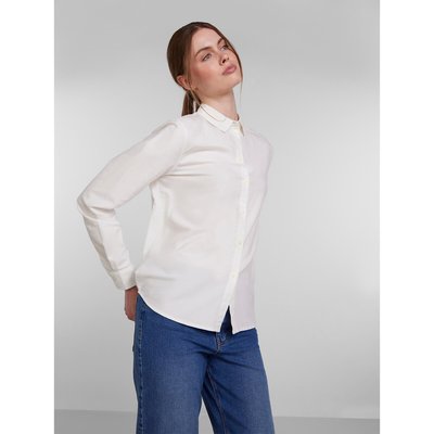 Camisa em algodão, corte direito PIECES
