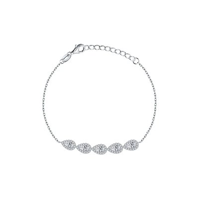 Bracelet en argent 925 et oxyde de zirconium CLEOR