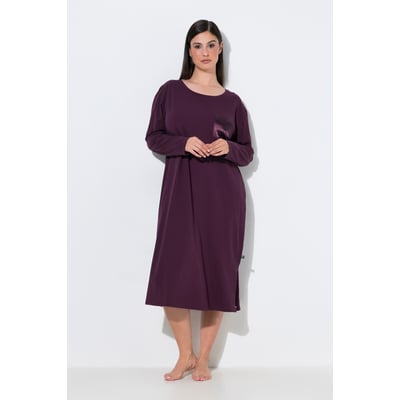 Chemise de nuit à col rond et manches ULLA POPKEN