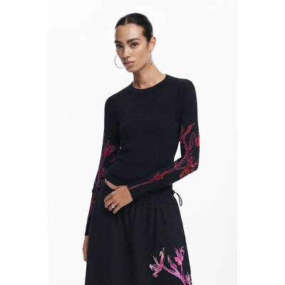 Desigual - Pull manches orchidées DESIGUAL