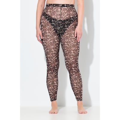 Legging-collant en mesh, motif léopard ULLA POPKEN