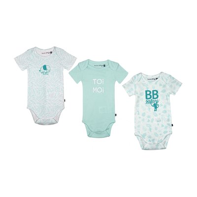 Lot de 3 bodies ramzi manches courtes SUCRE D'ORGE