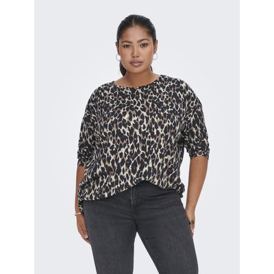 T-shirt manches 3/4 imprimé ONLY CARMAKOMA
