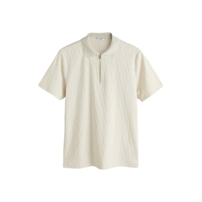 Polo habillé à motif jacquard NEXT
