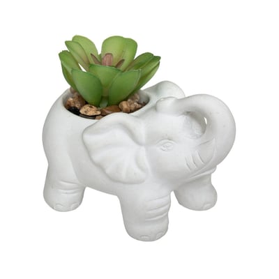 Plante artificielle en pot forme éléphant ATMOSPHERA