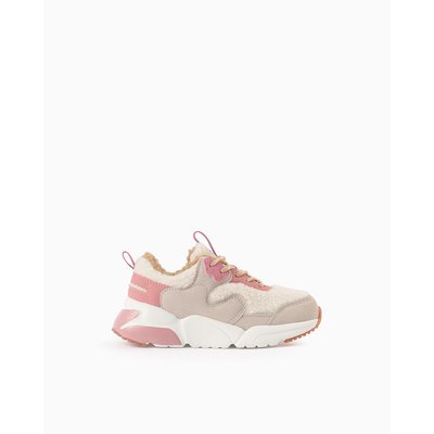 Basket fausse fourrure fille La Redoute