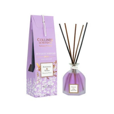 Diffuseur de parfum Coloré  PATCHOULI & TONKA COLLINES DE PROVENCE