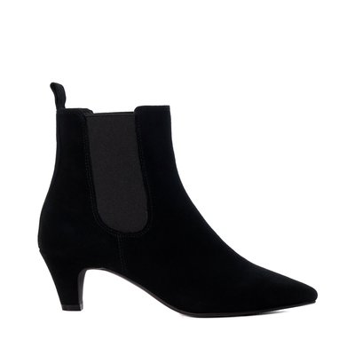 Bottines en daim à talons mi-hauts - OBVIOUS DUNE LONDON