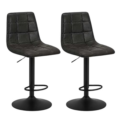 Tabouret de bar touché doux (lot de 2) LORA PIER IMPORT