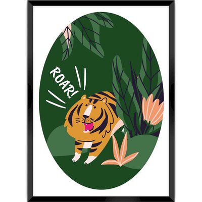 Tableau cadre  Photo de tigre de la vie de la jungle RECOLLECTION