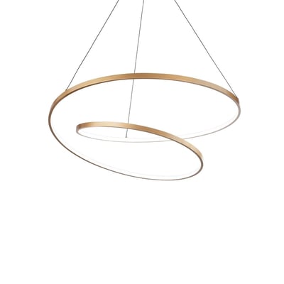 Suspension    lumière chaude  OZ IDEAL LUX