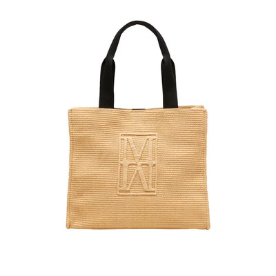 Shopper large en aspect raphia-basting MARC O'POLO