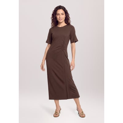 Robe longueur midi à fronce CARTOON