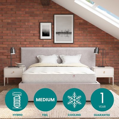 Aspire Essentials Cool-Touch Dual Memory Foam Pro Hybrid Mattress ASPIRE