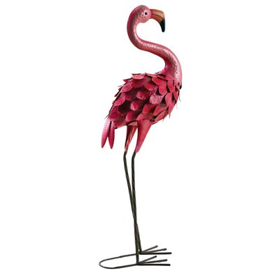 Flamant rose en métal laqué mat (Modèle aléatoire) AUBRY GASPARD