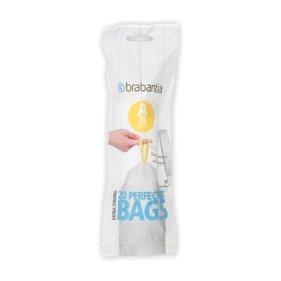 20 Sacs Poubelle Perfectfit 3 L Code A BRABANTIA