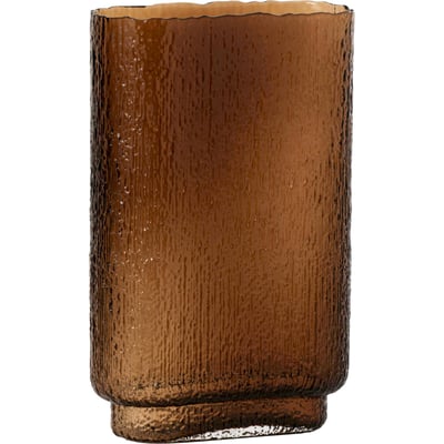 Vase rectangulaire en verre à relief RECOLLECTION