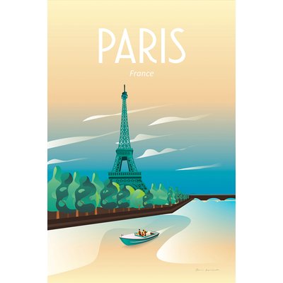 Tableau ville Voyage à Paris HEXOA
