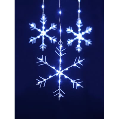 120cm Snowflake Curtain Light SO'HOME