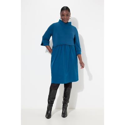 Robe trapèze à col large ULLA POPKEN